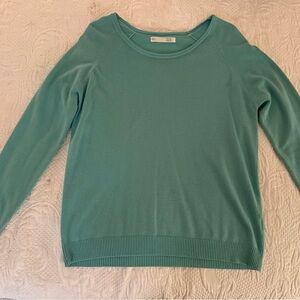 SFERRA Aqua/seafoam Crew Neck Sweater